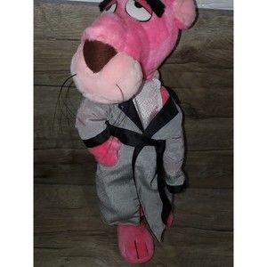 Vintange Panther Plush Belted Robe/Jacket 1980